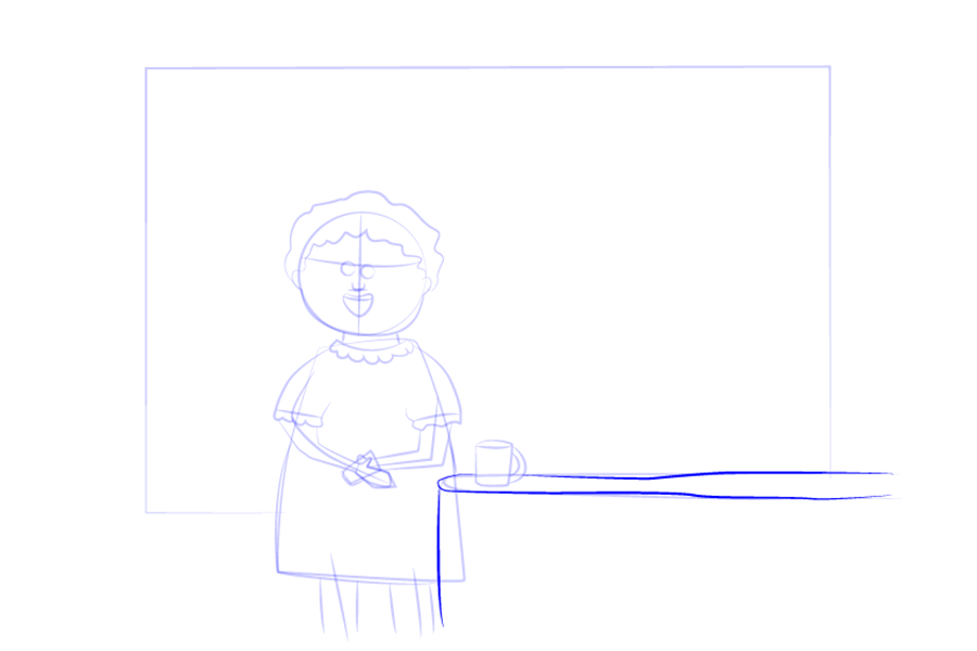 简单的卡通版老师简笔画画法步骤-图10