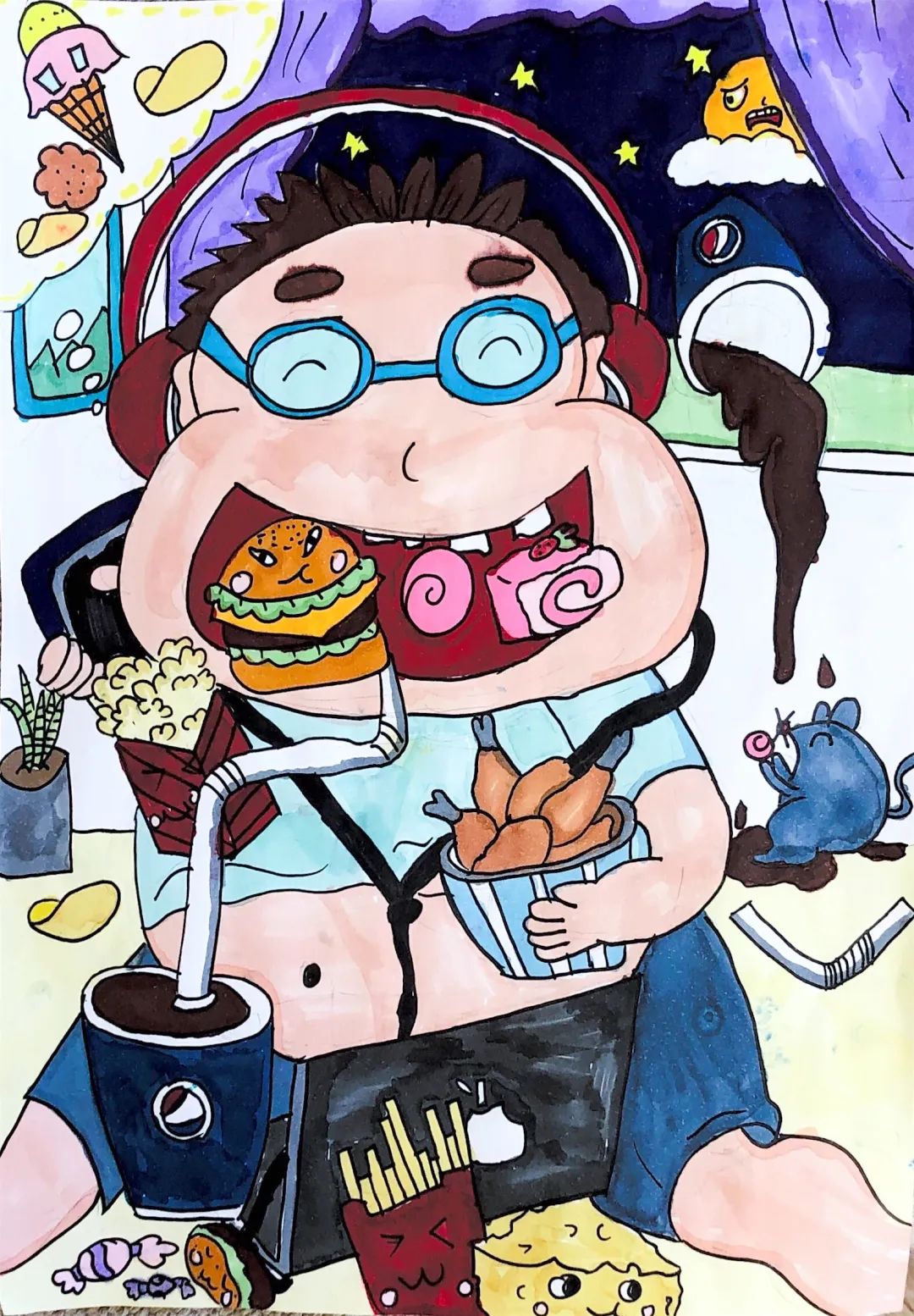 步骤1：《垃圾食品》