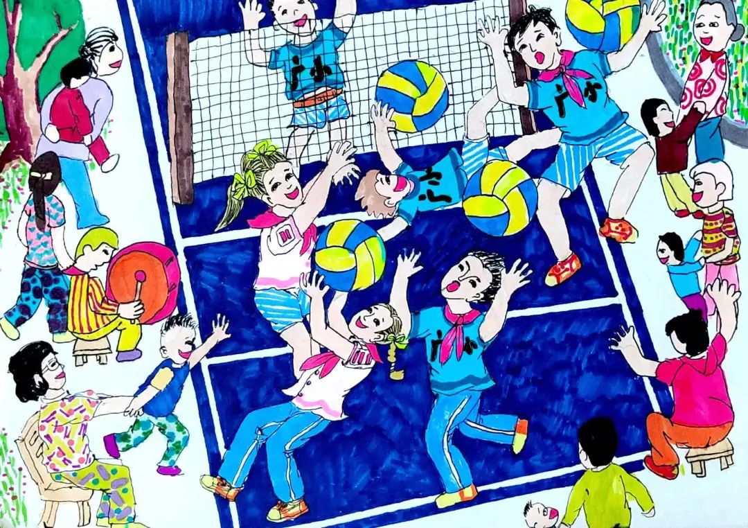 步骤5：《排球飞扬强身健体》