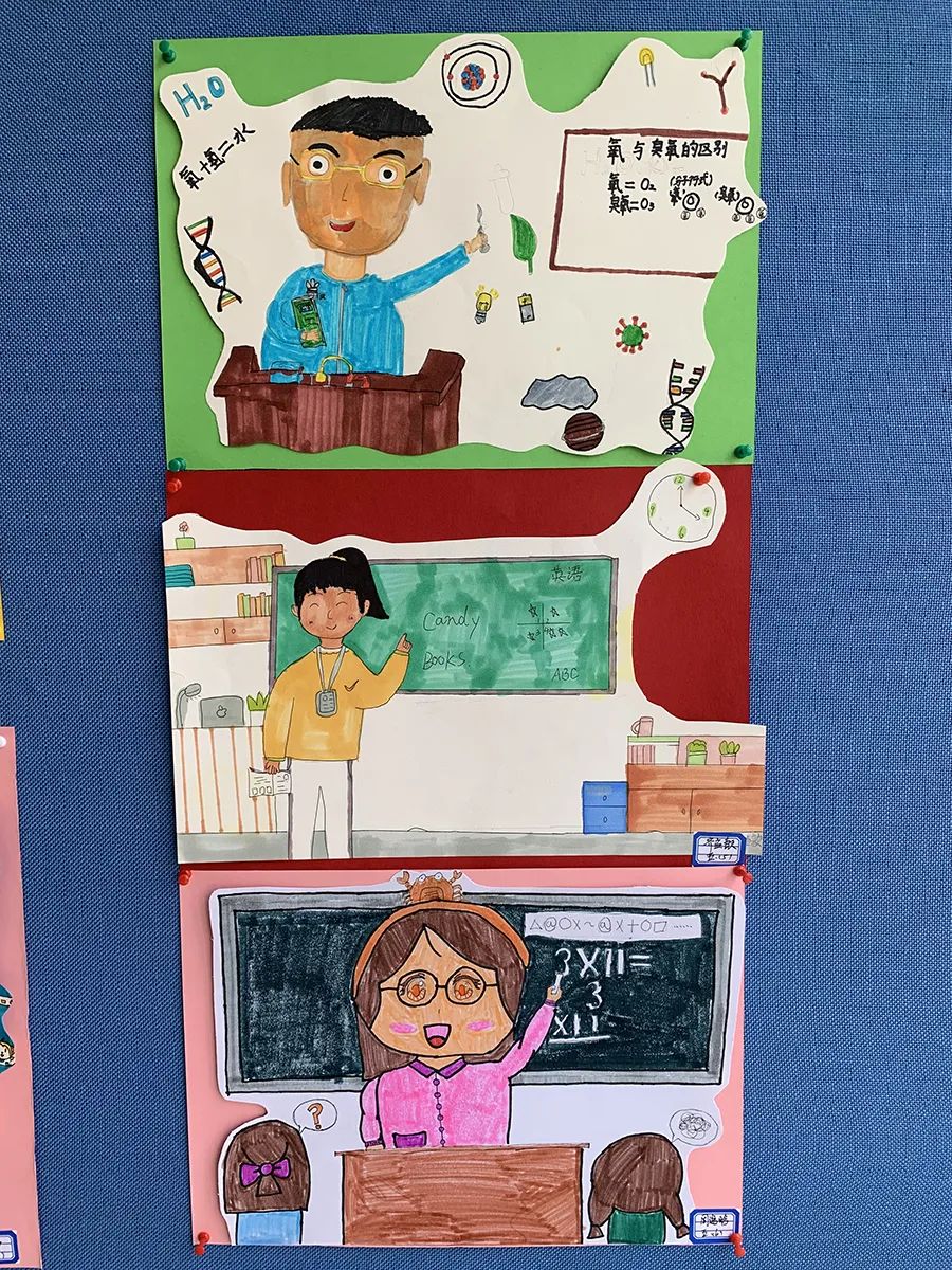 画颂师恩—我的老师绘画作品-图7