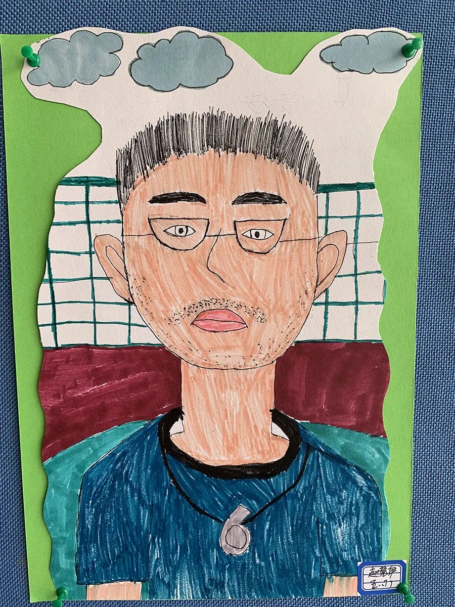 画颂师恩—我的老师绘画作品-图8