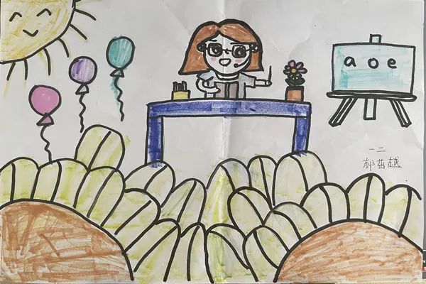 小学生教师节绘画作品-图4