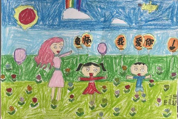 小学生教师节绘画作品-图5