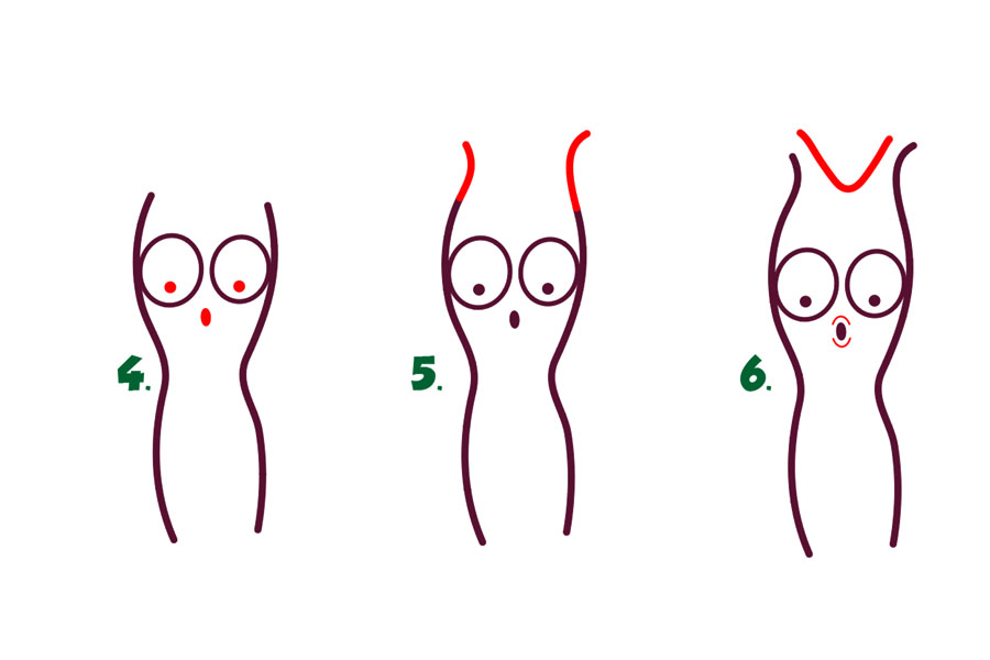 哈利波特护树罗锅简笔画画法步骤-图2