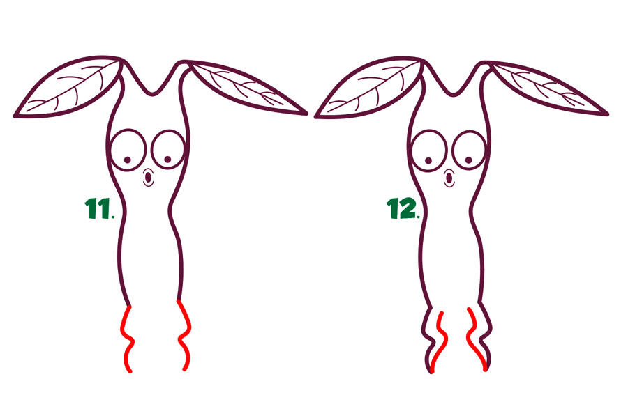 哈利波特护树罗锅简笔画画法步骤-图5