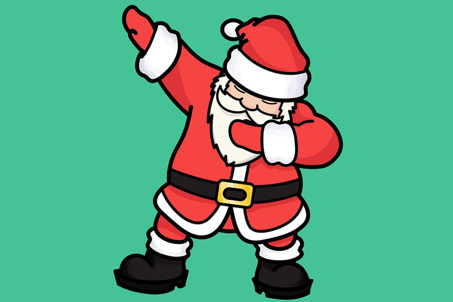 圣诞老人驾到 如何画圣诞老人