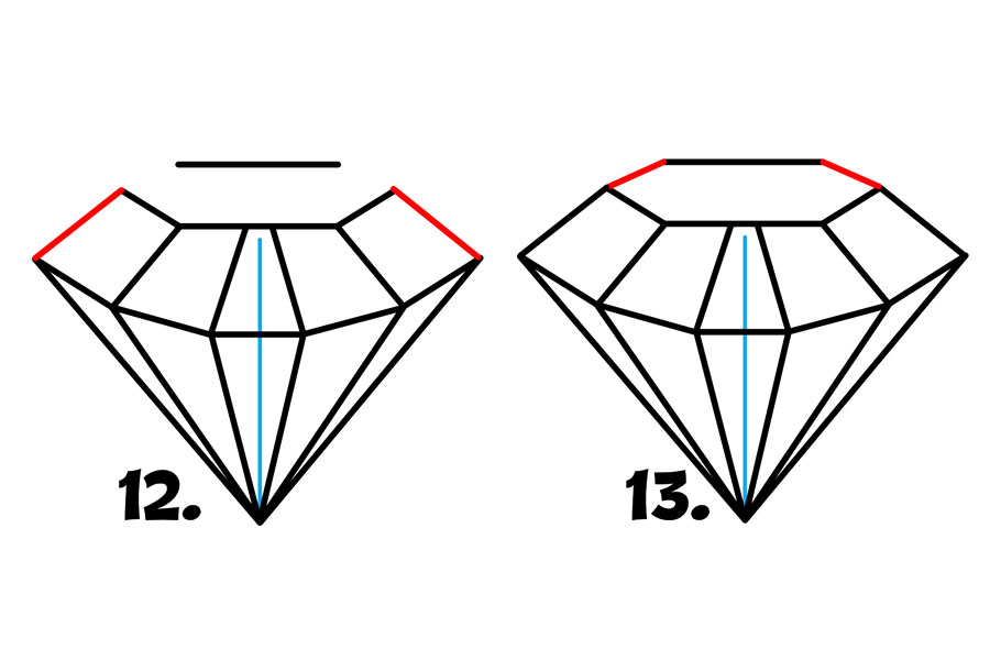 超详细的钻石简笔画画法教程-图7