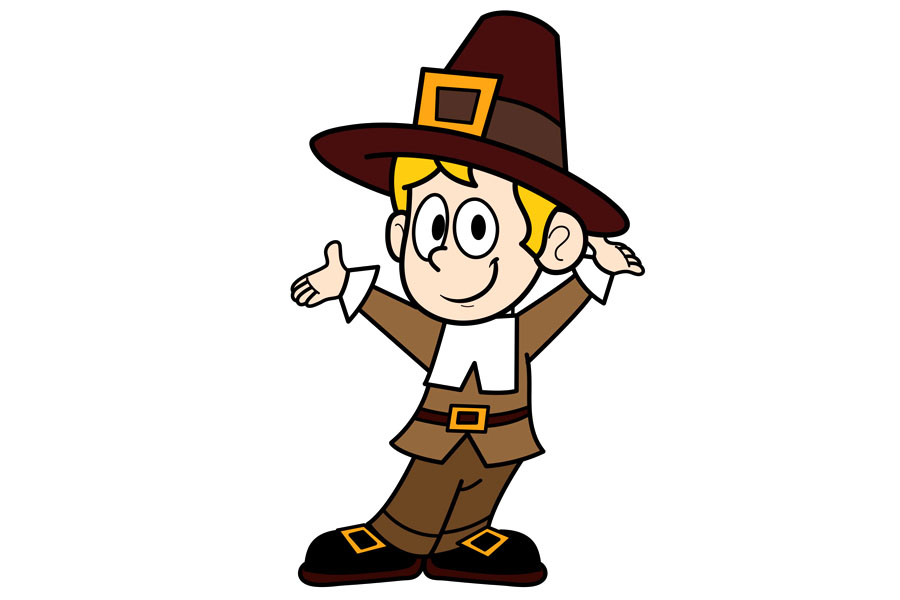 戴帽子的可爱卡通小男孩简笔画画法步骤