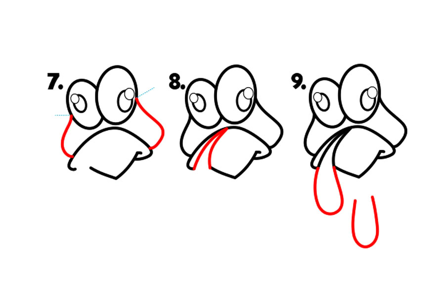 感恩节学画一只卡通火鸡-图2