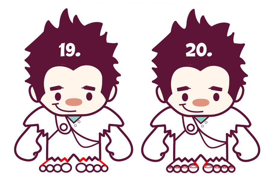 无敌破坏王拉尔夫可爱版怎么画-图5