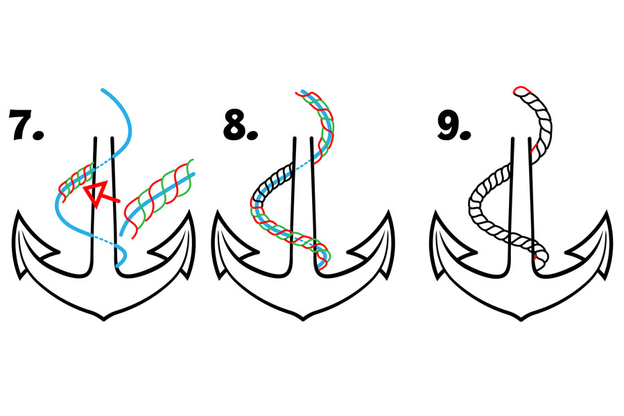 怎么画船锚-图3