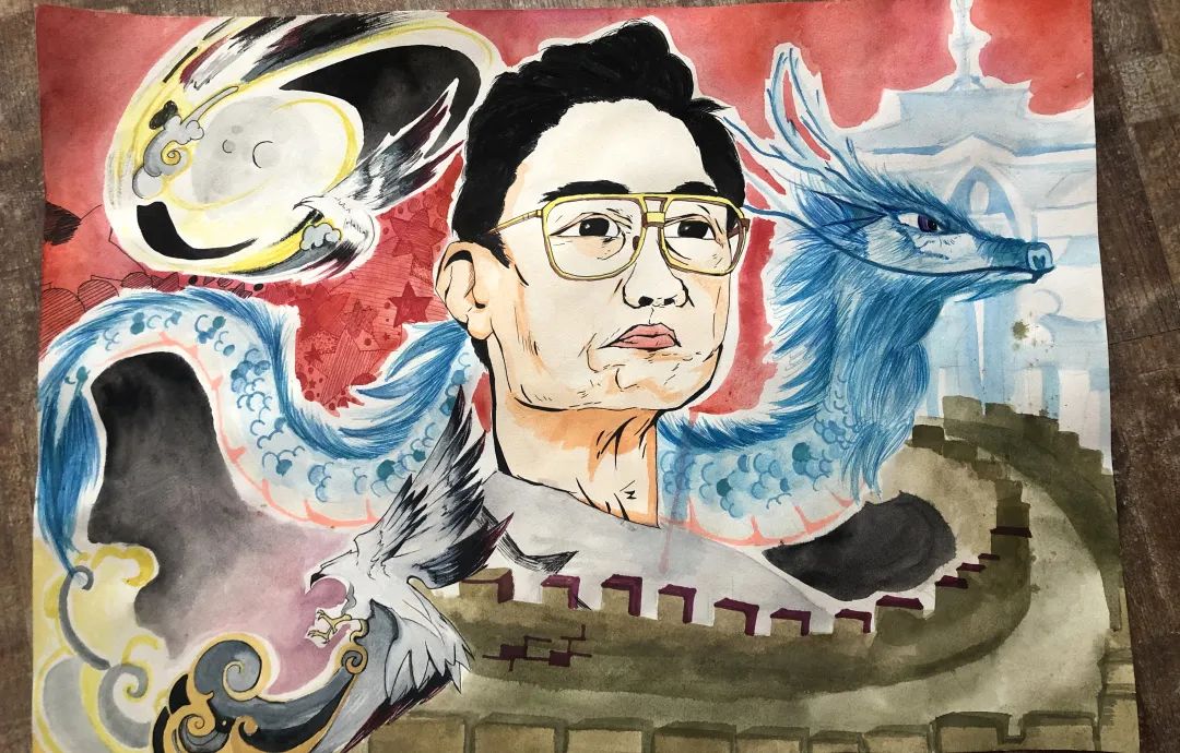 “壮丽征程赋新篇，笔歌墨舞迎国庆”迎国庆主题绘画作品-图6