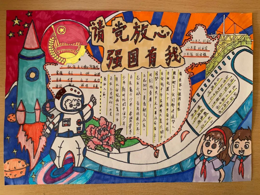 步骤5：《请党放心 强国有我》