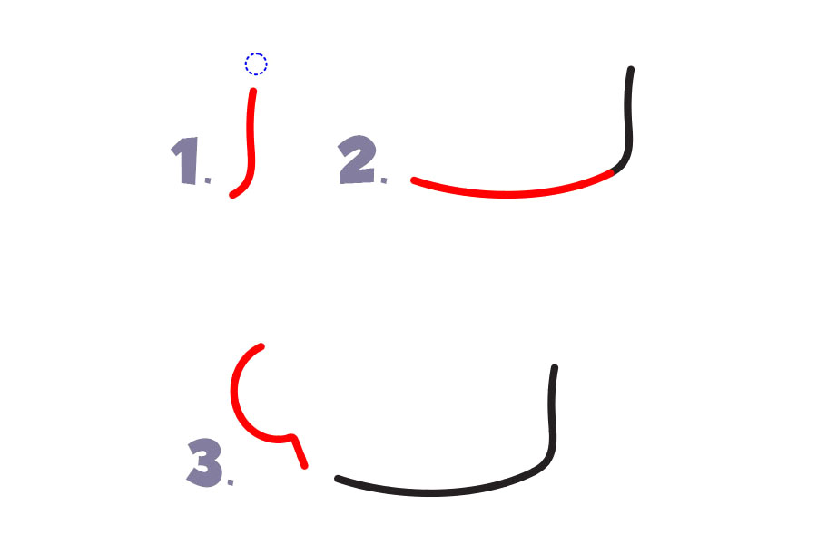 可爱的火影忍者鸣人简笔画画法步骤-图1