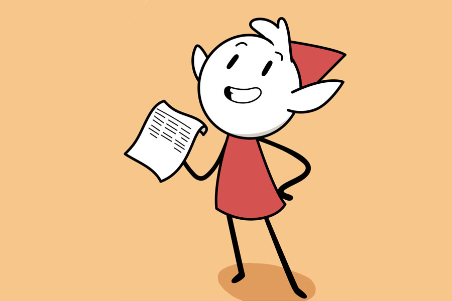 小精灵阿尔弗简笔画画法步骤