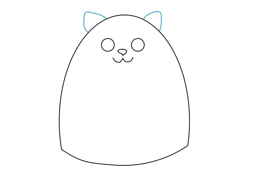 简单可爱的小橘猫怎么画-图3