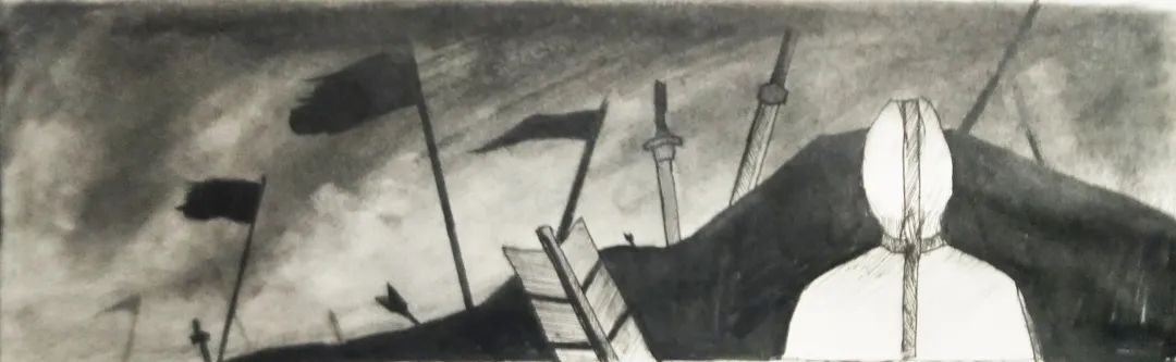 “同心协力 共同战疫”抗疫主题儿童画-图2