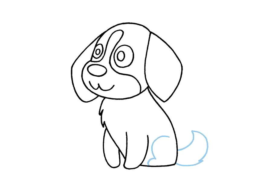 如何画小狗简单可爱-图7