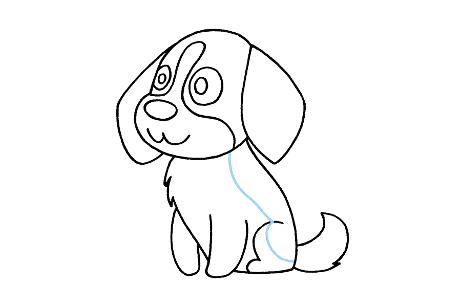 如何画小狗简单可爱-图8