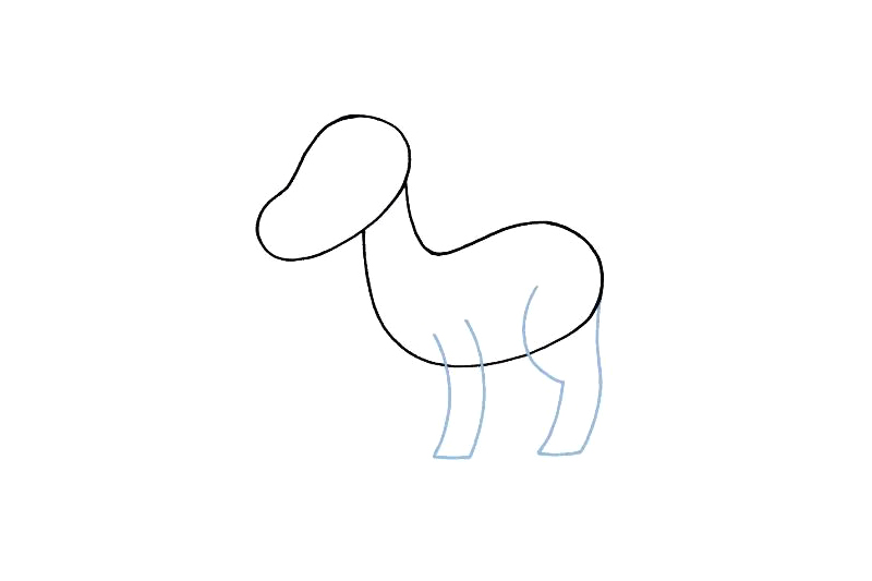 可爱的独角兽怎么画-图3