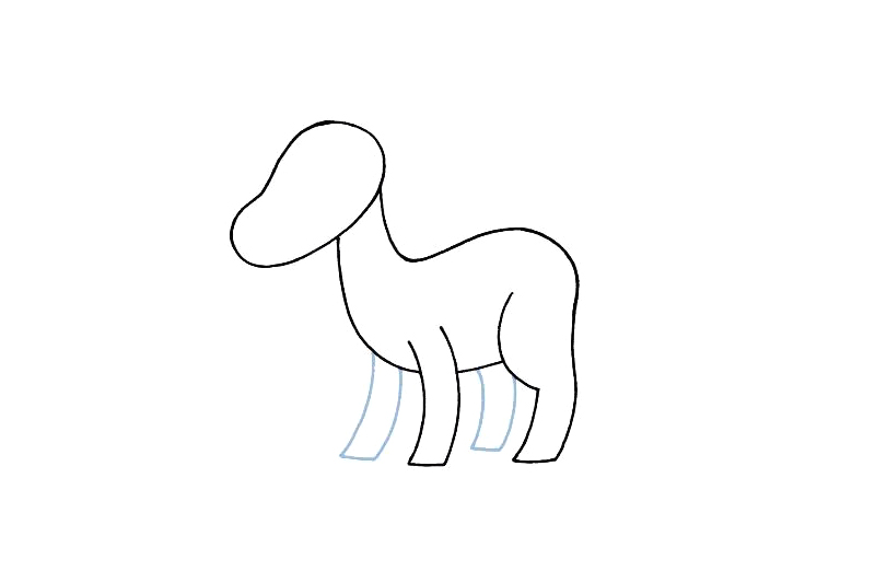 可爱的独角兽怎么画-图4