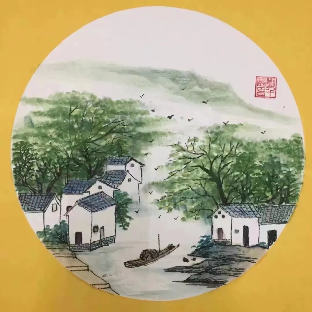 步骤4：《烟雨江南忆红船》烟雨蒙蒙，翠柳如烟，白墙黛瓦是江南独有的色彩，小桥流水渲染着江南的诗情画意。踩着那高低不平的石板路，穿过那满是古风古韵的悠长小巷。一草一木，一砖一瓦，点滴之间，感受家的伟大；一笔一划，一挫一扬，字里行间，吐露文明芳华。民心为本正发力，盛世和谐谢党恩！