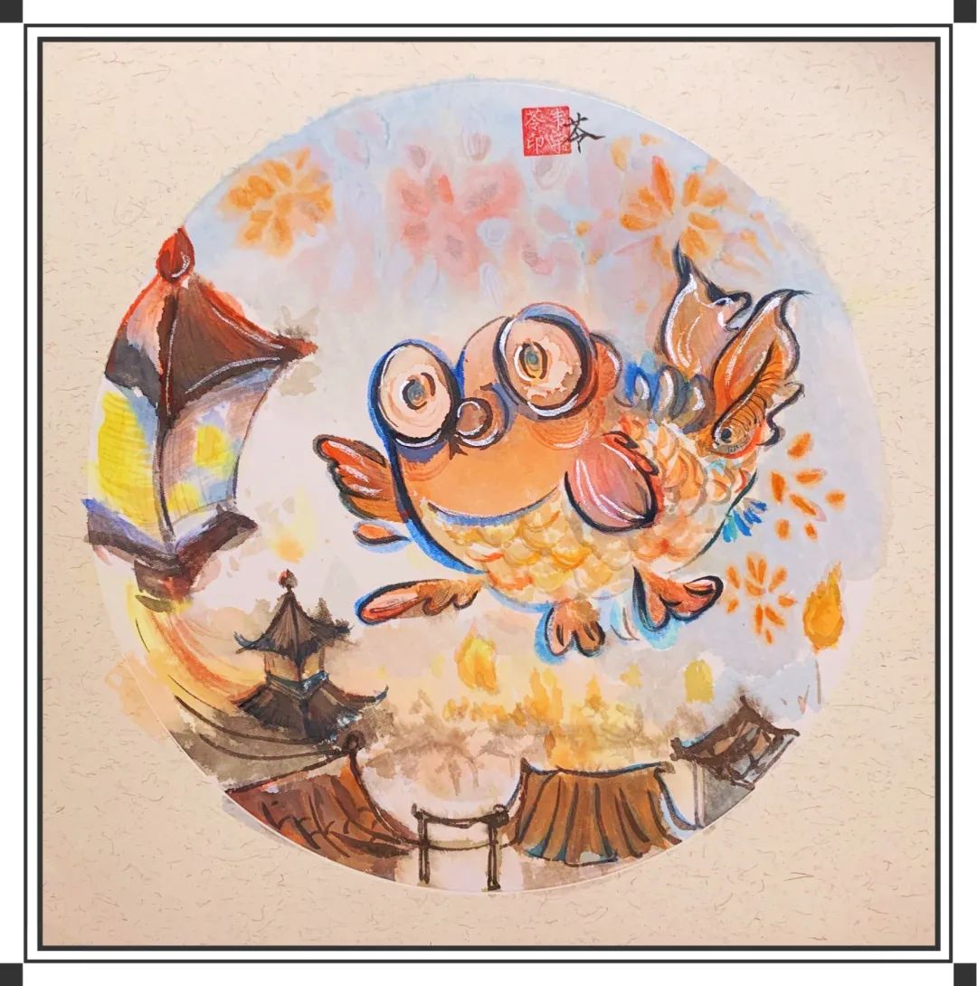 奇思妙想创意儿童画作品欣赏（7张）-图2