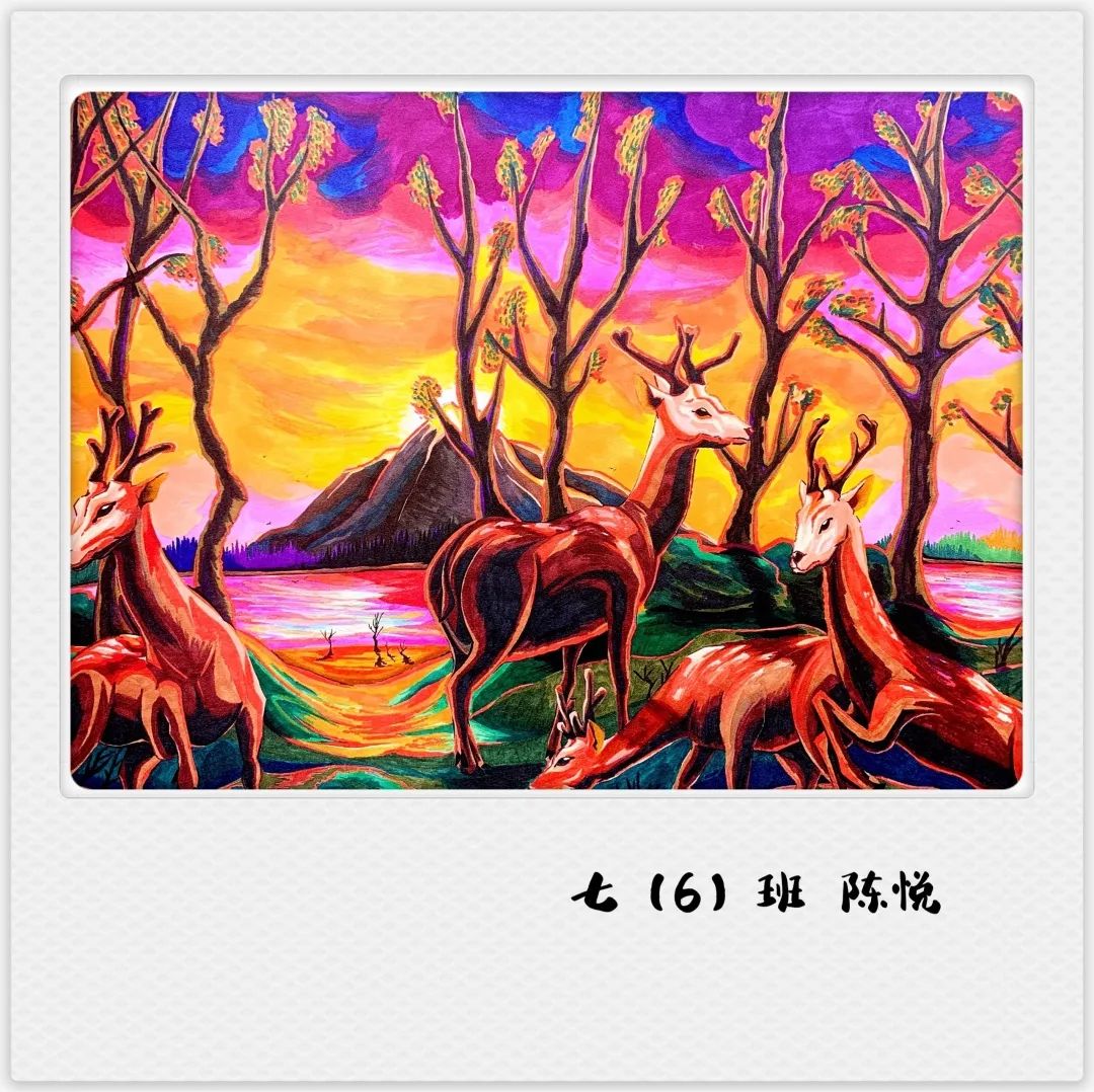 非常漂亮好画的创意儿童绘画作品欣赏-图5