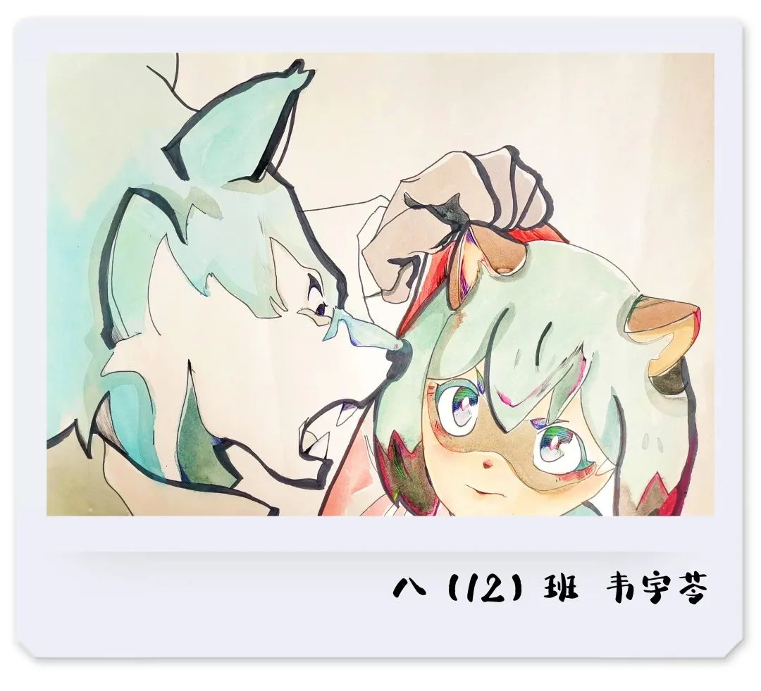 初中组创意绘画一等奖作品-图2