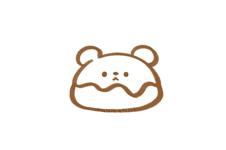 如何画小熊面包-图2