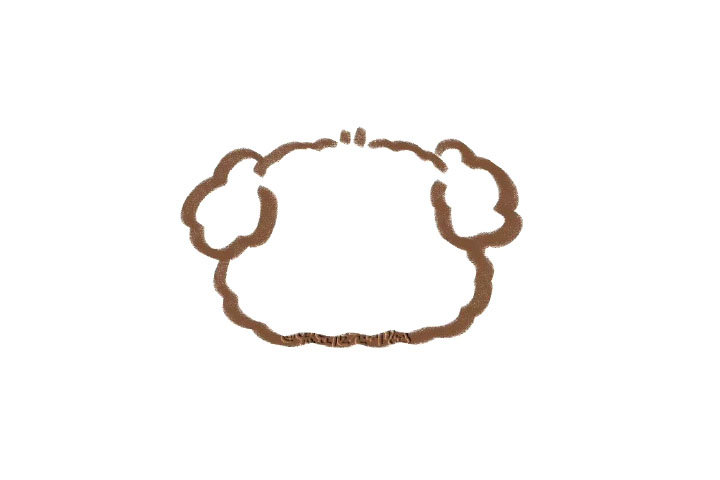 如何画落叶小狗-图1