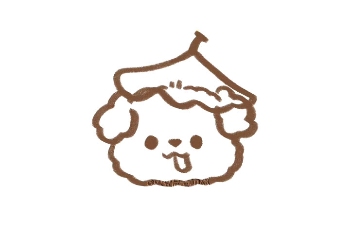 如何画落叶小狗-图2