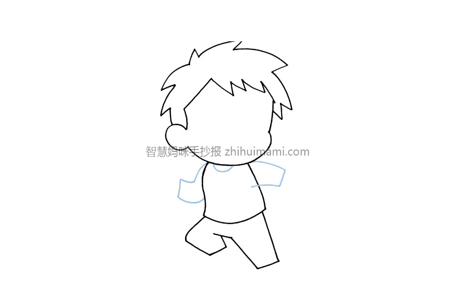 怎么画动漫男孩-图3