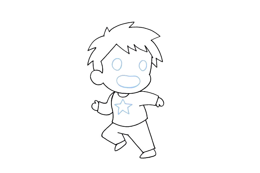 怎么画动漫男孩-图5
