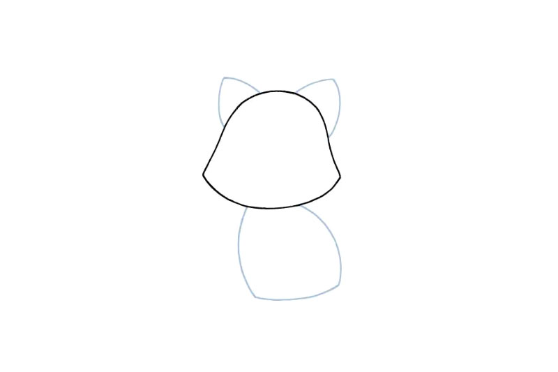 如何画可爱的小猫-图2