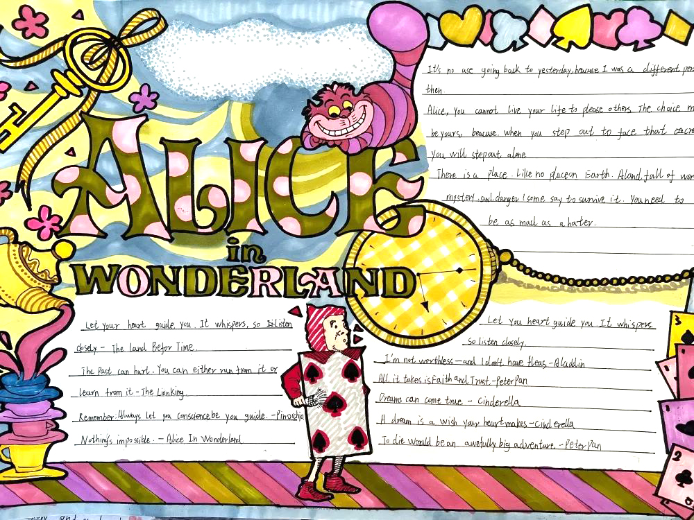 初中生英语学科手抄报精选作品（7张）-图3