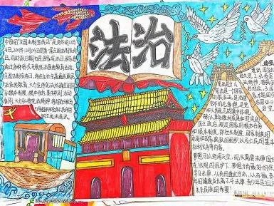 “宪法伴我行”手抄报图片大全2022-图4