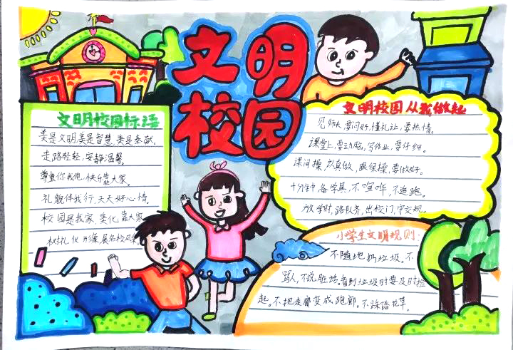 保护环境 创文明城市 环保主题手抄报精选-图2