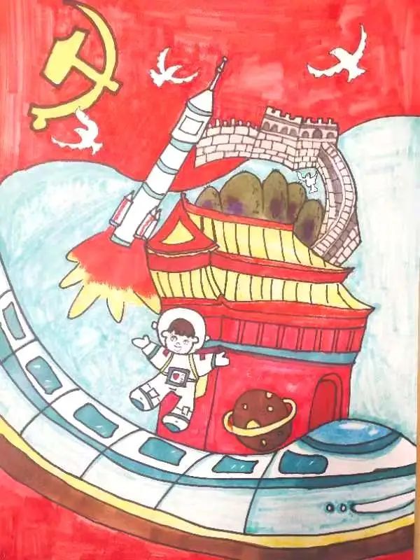 妙笔一支绘祖国，盛世华诞耀中华-图3