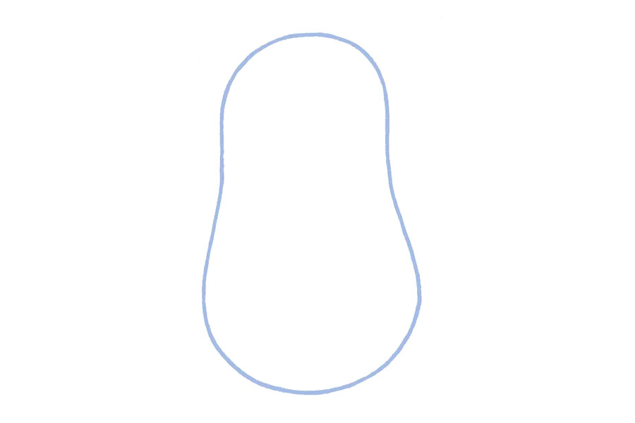 超简单的企鹅简笔画教程-图1