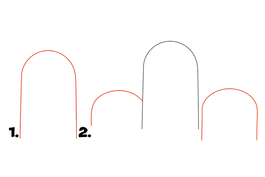 三个可爱的小黄人简笔画画法步骤-图1