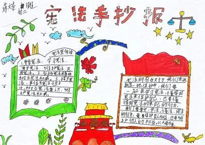“童心护航 德润童心 法护成长”手抄报获奖作品（初中组）-图2