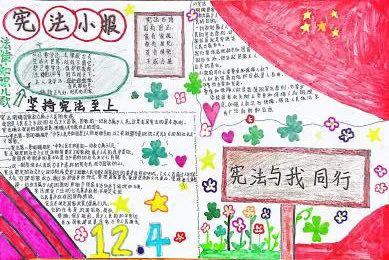 2022宪法手抄报图片5张-图1