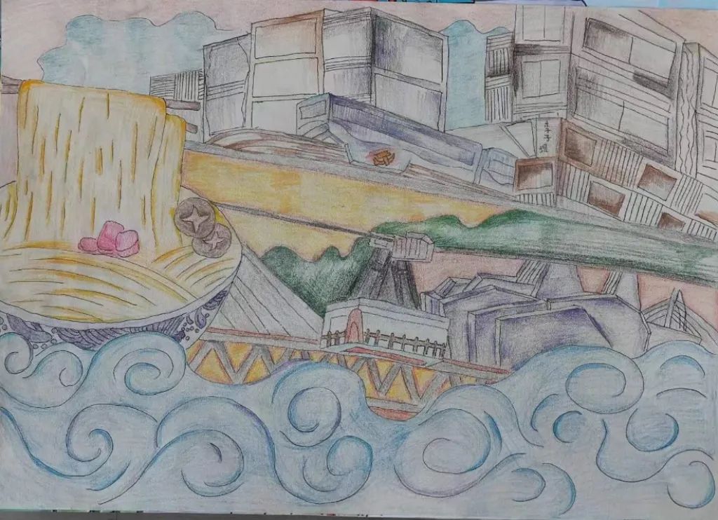 关于喜迎二十大的绘画作品9张-图9