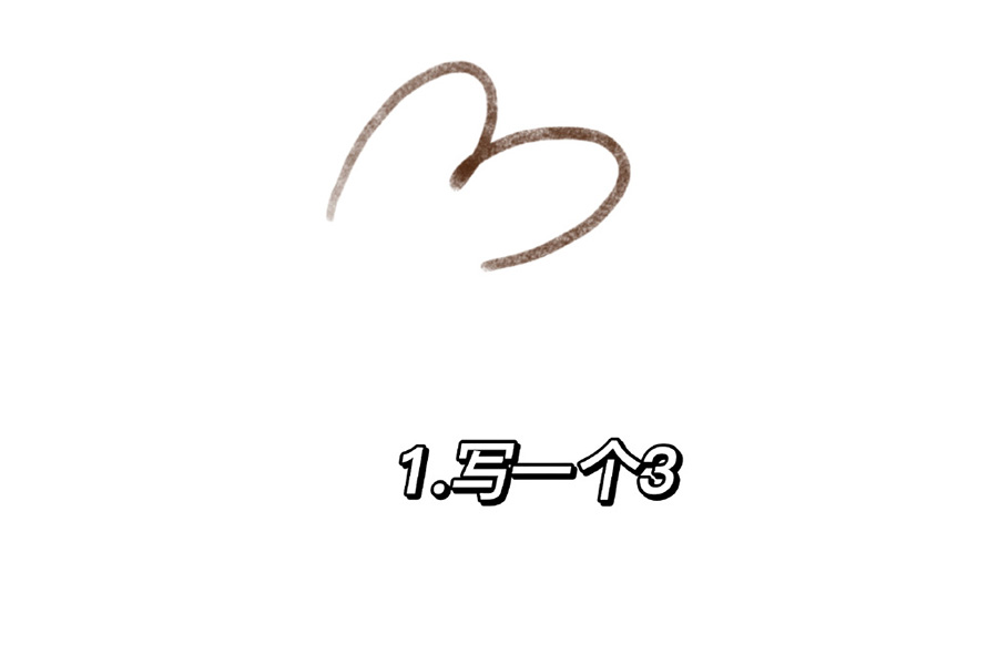 一看就会的月兔花灯简笔画-图1