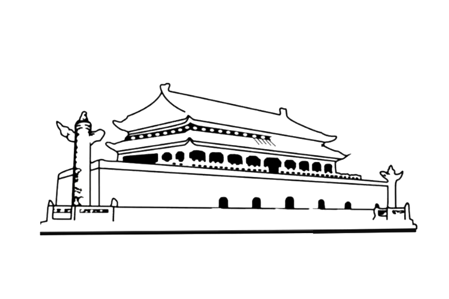 一组简单漂亮的国庆节绘画素材-图2