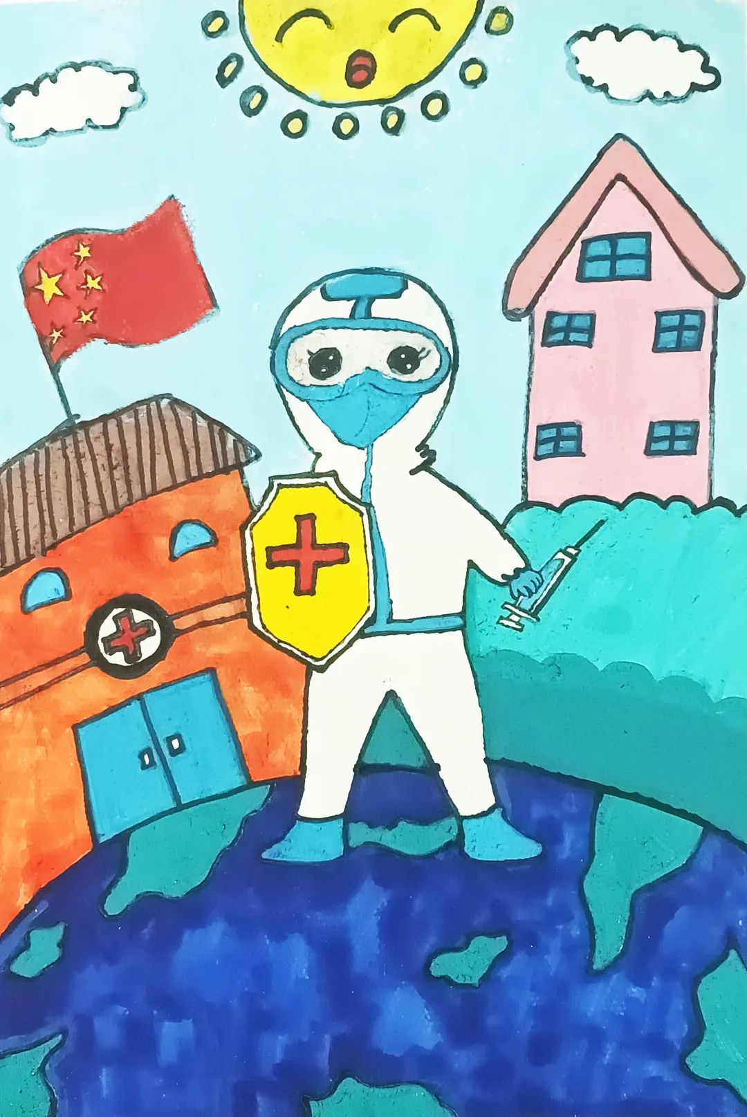 步骤3：《大白勇士》