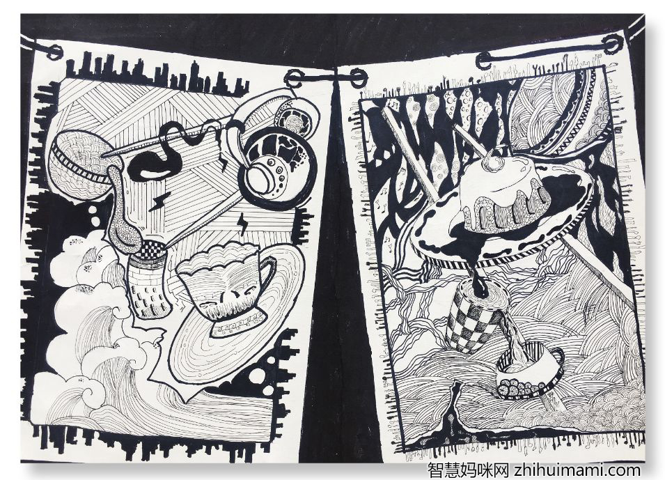 8张儿童创意设计绘画一等奖作品欣赏-图6