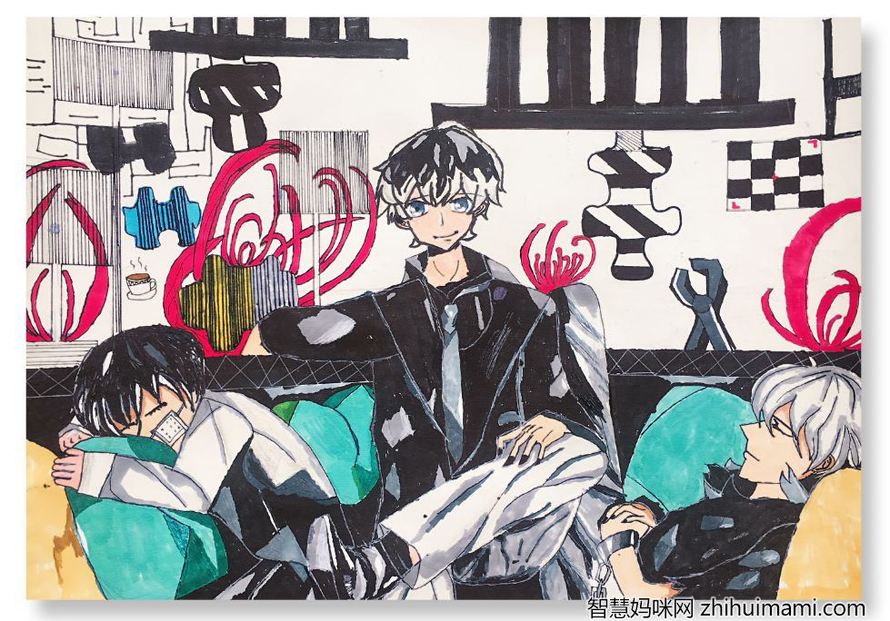 8张儿童创意设计绘画一等奖作品欣赏-图7