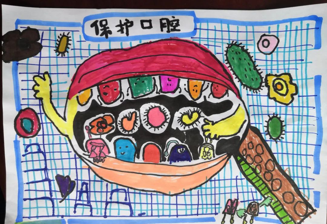 “健康口腔 微笑成长”主题绘画作品-图10